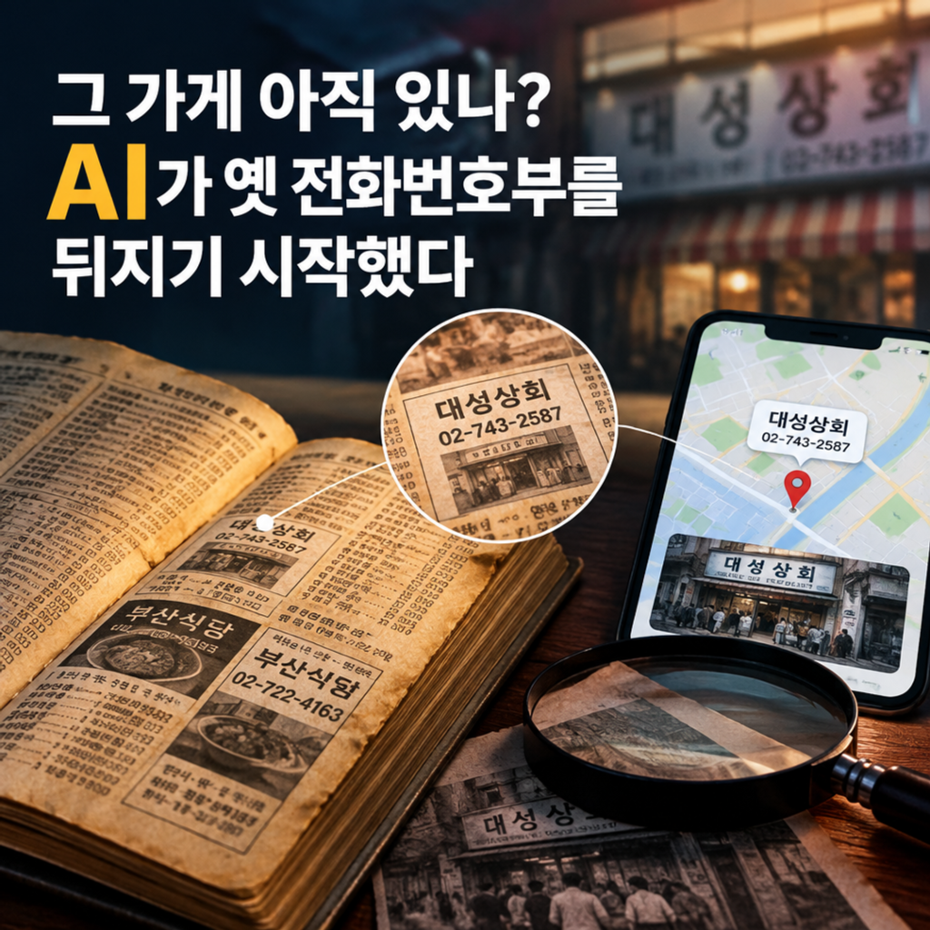 ‘그 가게 아직 있나?’ AI가 옛 전화번호부를 뒤지기 시작했다 - 대표 이미지